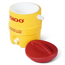 IGLOO 400 Series 2-gallon cooler in yellow white and red for portable food and beverage storage
