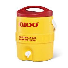 IGLOO 400 Series 2-gallon cooler in yellow white and red for portable food and beverage storage