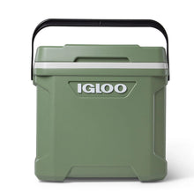 IGLOO Ecocool Latitude 30 Qt cooler box in vintage green eco friendly and durable
