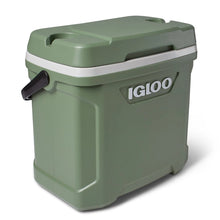 IGLOO Ecocool Latitude 30 Qt cooler box in vintage green eco friendly and durable