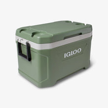 IGLOO Ecocool Latitude 52 Qt cooler box in vintage green