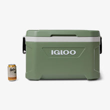 IGLOO Ecocool Latitude 52 Qt cooler box in vintage green