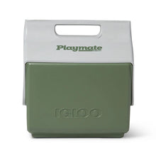 IGLOO Ecocool Little Playmate 7 Qt cooler in vintage green eco friendly design