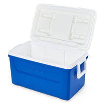IGLOO Laguna 48 Cooler Box front view in majestic blue