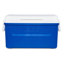 IGLOO Laguna 48 Cooler Box front view in majestic blue