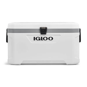 Igloo Latitude Marine Ultra 70 Cooler Box – White & Moonscape Gray | Heavy-Duty 70 Qt Ice Chest
