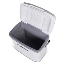 Igloo Latitude Marine Ultra 30 cooler box in white and moonscape gray
