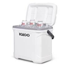 Igloo Latitude Marine Ultra 30 cooler box in white and moonscape gray