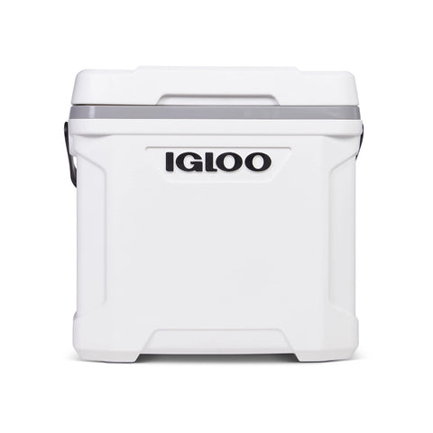 Igloo Latitude Marine Ultra 30 cooler box in white and moonscape gray