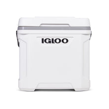 Igloo Latitude Marine Ultra 30 cooler box in white and moonscape gray