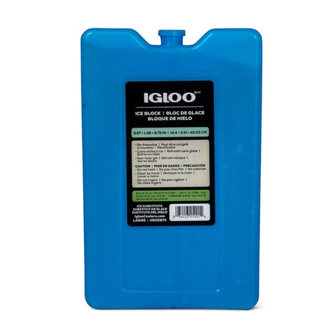 Igloo MaxCold large reusable ice freeze block for coolers
