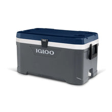 Igloo MaxCold Latitude 70 Qt cooler in Carbonite and Aegean Sea colors