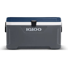 Igloo MaxCold Latitude 70 Qt cooler in Carbonite and Aegean Sea colors