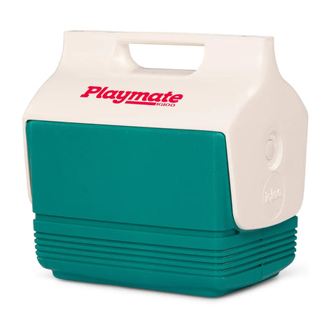 IGLOO Retro Playmate Mini 4 Qt cooler in jade color compact and portable
