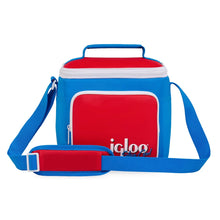 IGLOO retro square lunch bag red star durable portable lunch cooler