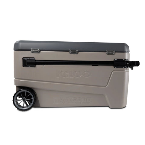 IGLOO Sportsman Sunset Glide 110 cooler box for outdoor camping and BBQ