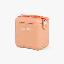 Igloo Tag Along Too cooler in apricot compact insulated travel cooler