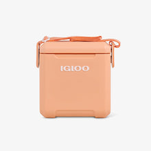 Igloo Tag Along Too cooler in apricot compact insulated travel cooler