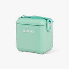 Igloo Tag Along Too cooler in seafoam color compact personal cooler