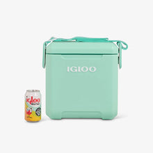 Igloo Tag Along Too cooler in seafoam color compact personal cooler