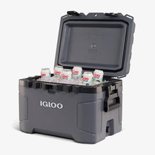 Igloo Trailmate 50 Qt cooler in carbonite heavy-duty wheeled ice cooler