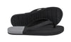 Indosole Color Block Flip Flops for Men in Black Granite eco-friendly sandals