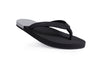 Indosole Color Block Flip Flops for Men in Black Granite eco-friendly sandals