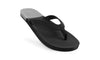 Indosole Color Block Flip Flops for Men in Black Granite eco-friendly sandals