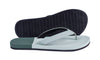 Indosole Color Block Flip Flops for Men in Light Leaf and Leaf eco-friendly sandals