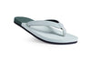 Indosole Color Block Flip Flops for Men in Light Leaf and Leaf eco-friendly sandals