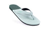 Indosole Color Block Flip Flops for Men in Light Leaf and Leaf eco-friendly sandals