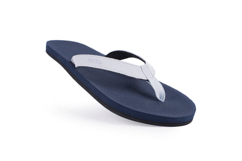 Indosole Color Combo Flip Flops for Men with recycled tire sole and eco-friendly comfortable design