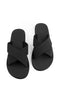 Indosole Essentials Cross Men Black Sandals eco-friendly casual footwear for men