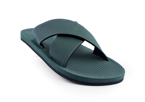 Indosole Essentials Cross Men Leaf Sandals eco-friendly comfortable sandals for men