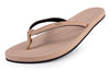 Indosole Essentials Flip Flops Women Light Soil eco-friendly recycled tire sandals for women