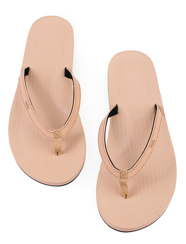 Indosole Essentials Flip Flops Women Light Soil eco-friendly recycled tire sandals for women