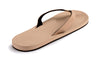 Indosole Essentials men’s light soil flip flops eco-friendly comfortable sandals