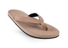 Indosole Essentials men’s light soil flip flops eco-friendly comfortable sandals