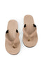 Indosole Essentials men’s light soil flip flops eco-friendly comfortable sandals