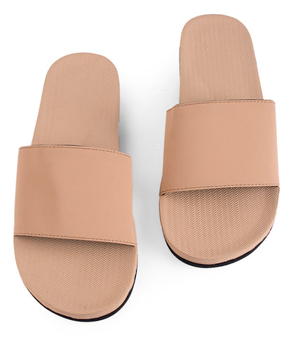 Indosole Essentials Men’s Light Soil Slides eco-friendly comfortable casual sandals for everyday wear