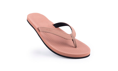 Indosole Essentials men’s rust flip flops eco-friendly comfortable sandals made from recycled materials