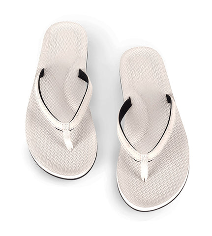 Indosole Essentials women Sea Salt flip flops eco friendly recycled tire sandals