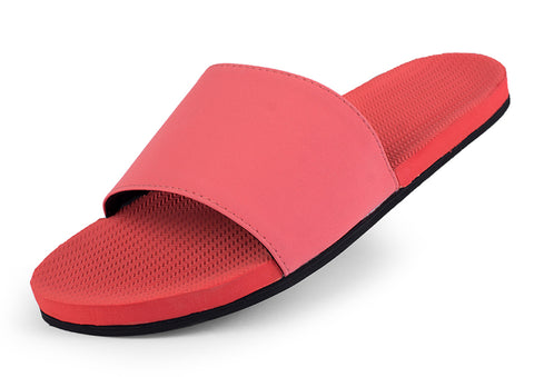 Indosole Essentials Women’s Coral Slides eco-friendly comfortable sandals for casual daily wear and travel