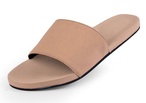 Indosole Essentials Women’s Light Soil Slides eco-friendly comfortable sandals for casual everyday wear