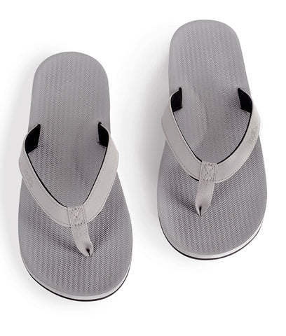 Indosole Essentials men’s granite flip flops eco friendly comfortable sandals