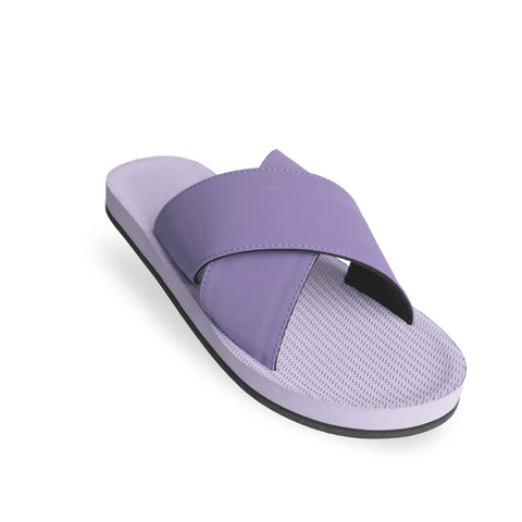 Indosole Essentials Cross Women Purple Haze eco-friendly sandals for women
