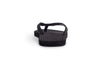 Indosole women black flip flops eco friendly recycled tire sandals durable comfortable footwear