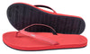 Indosole Essentials women coral flip flops eco friendly recycled tire sandals lightweight durable footwear