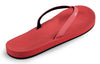 Indosole Essentials women coral flip flops eco friendly recycled tire sandals lightweight durable footwear