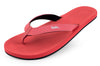 Indosole Essentials women coral flip flops eco friendly recycled tire sandals lightweight durable footwear